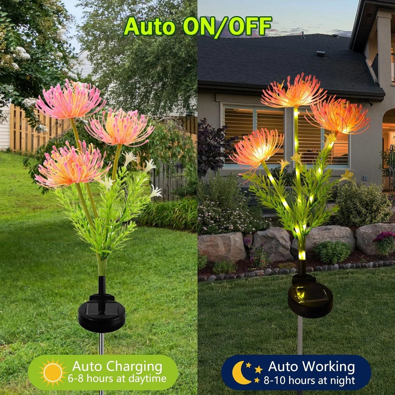 2_Packs_-_Solar_Glowing_Outdoor_Flowers_-_-_tag1_-4116865 2 Packs - Solar Glowing Outdoor Flowers - - #tag1#