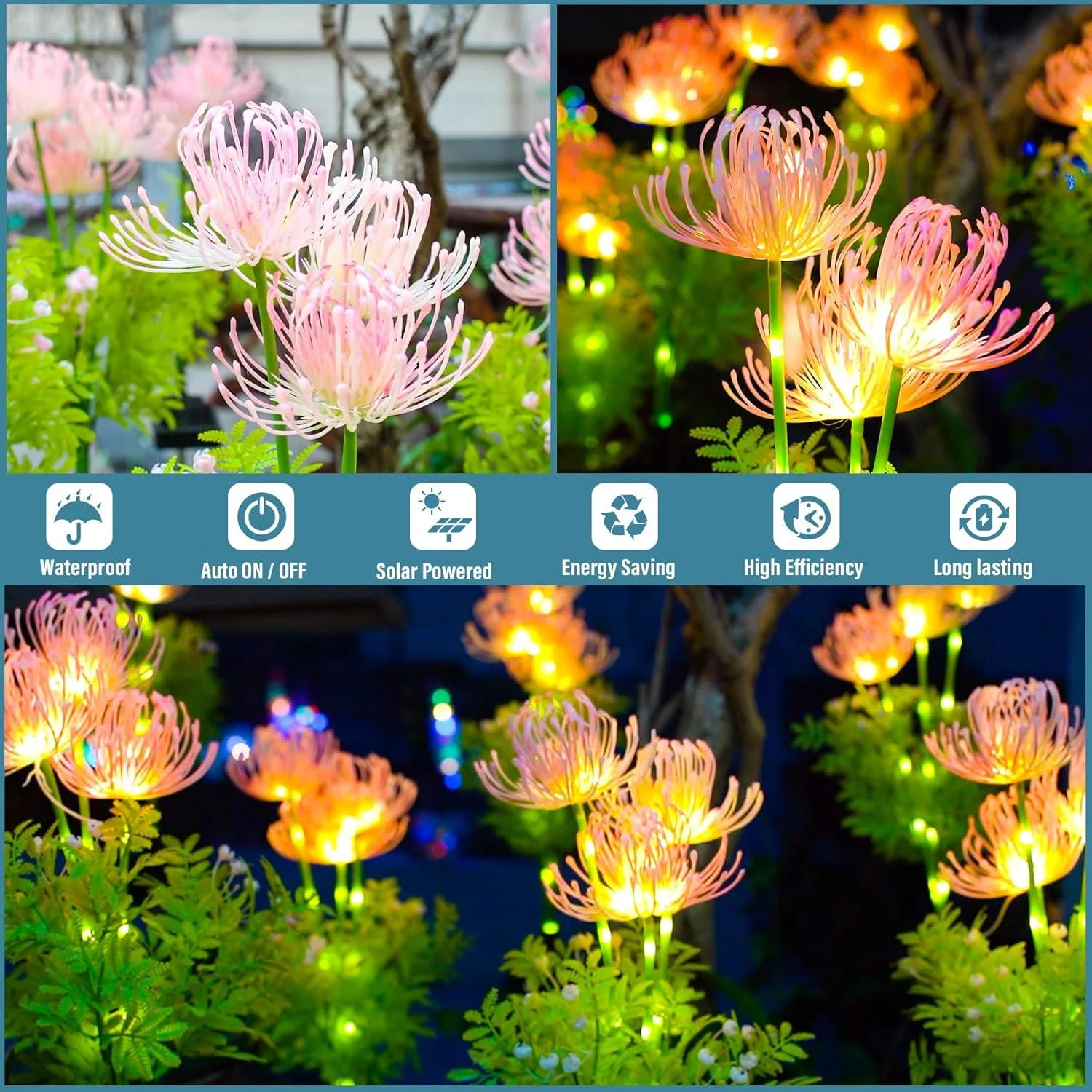 2_Packs_-_Solar_Glowing_Outdoor_Flowers_-_-_tag1_-4116875 2 Packs - Solar Glowing Outdoor Flowers - - #tag1#