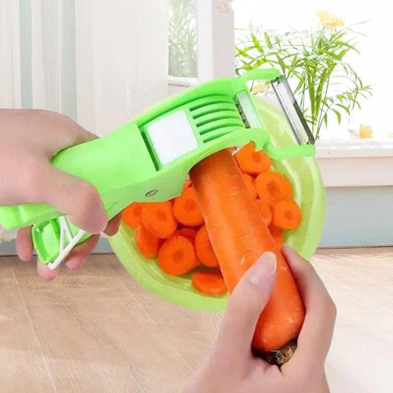 2 in 1 Vegetable Cutter with Peeler -  - #tag1#