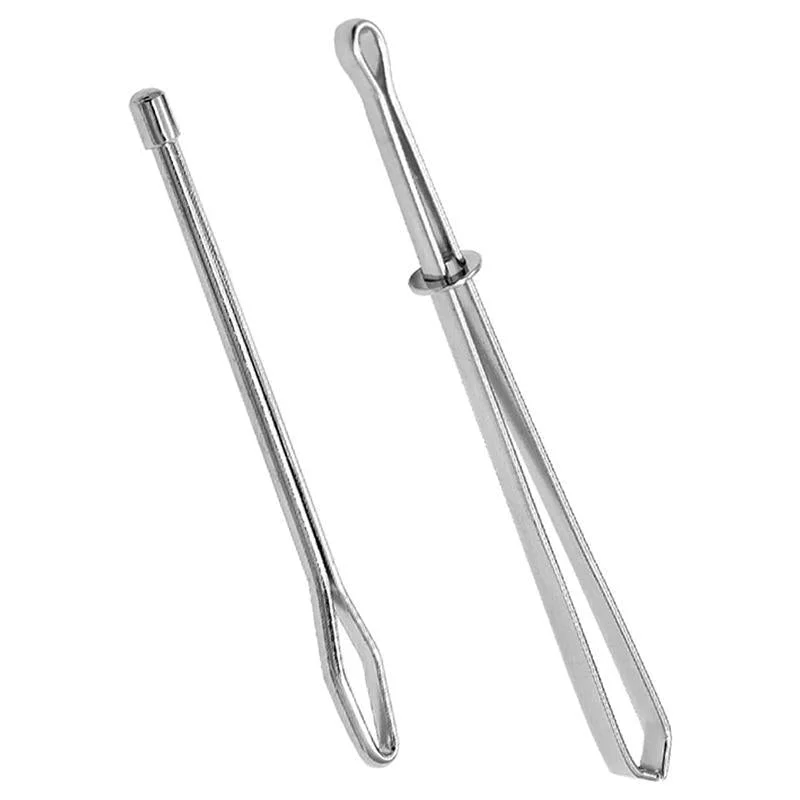 2pc Diy Rope Guide Forward Device Tool Elastic Silver Clip Needle Sewing Utility - - #tag1#
