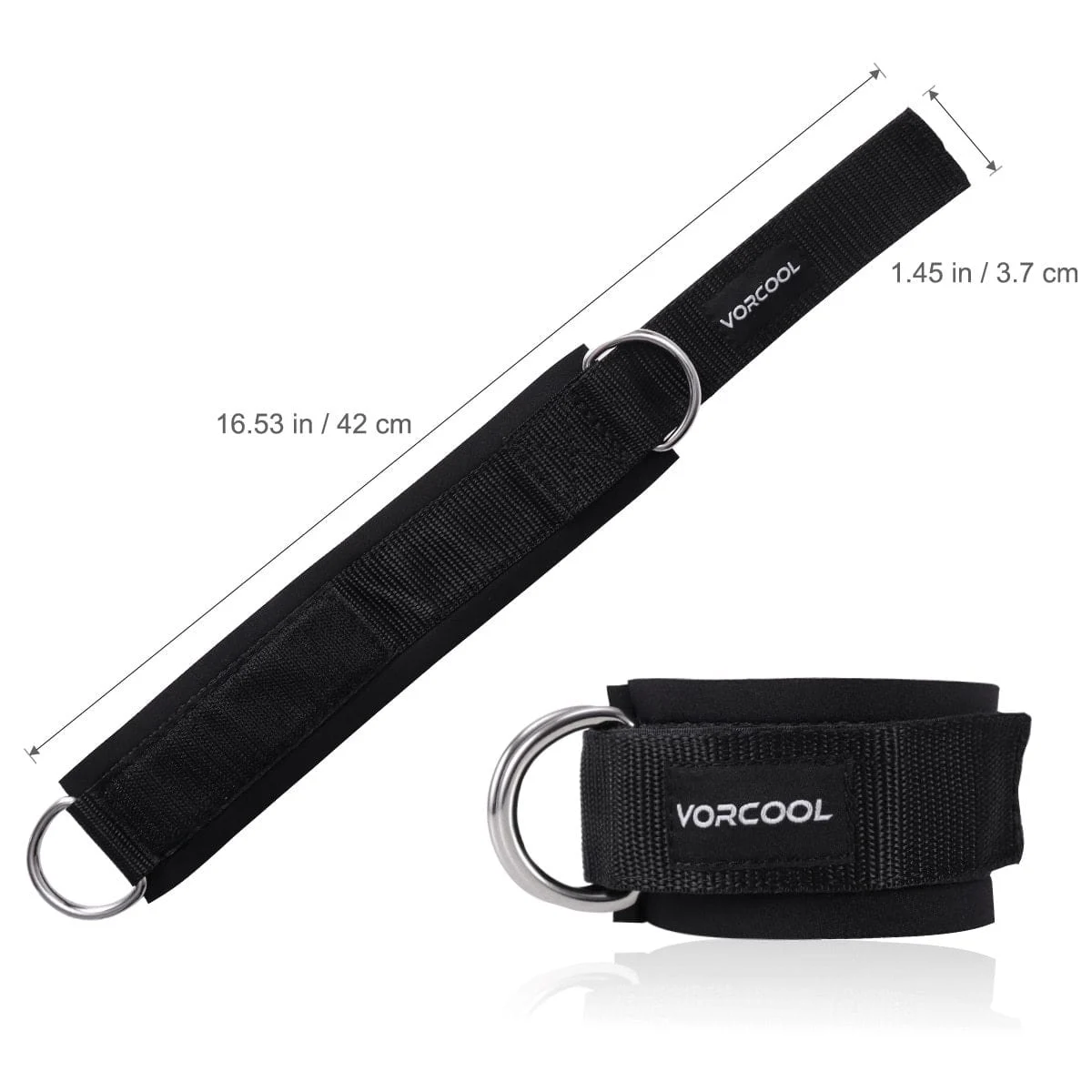 2pcs Sport Ankle Straps Padded D Ring Ankle Cuffs For Gym Workouts Cable Machines Leg Exercises 4965fac2 Eac3 49f3 Bc01 2d8b2e8a3db9