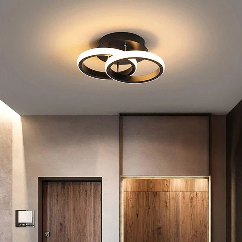 2rabHuishoudelijke-Led-Kroonluchter-Drie-Kleuren-Lamp-Moderne-Stijl-Plafondlamp-Slaapkamer-Licht-Oppervlak-Installatie-Ac-220V-Eetkamer 2rabhuishoudelijke Led Kroonluchter Drie Kleuren Lamp Moderne Stijl Plafondlamp Slaapkamer Licht Oppervlak Installatie Ac 220v Eetkamer