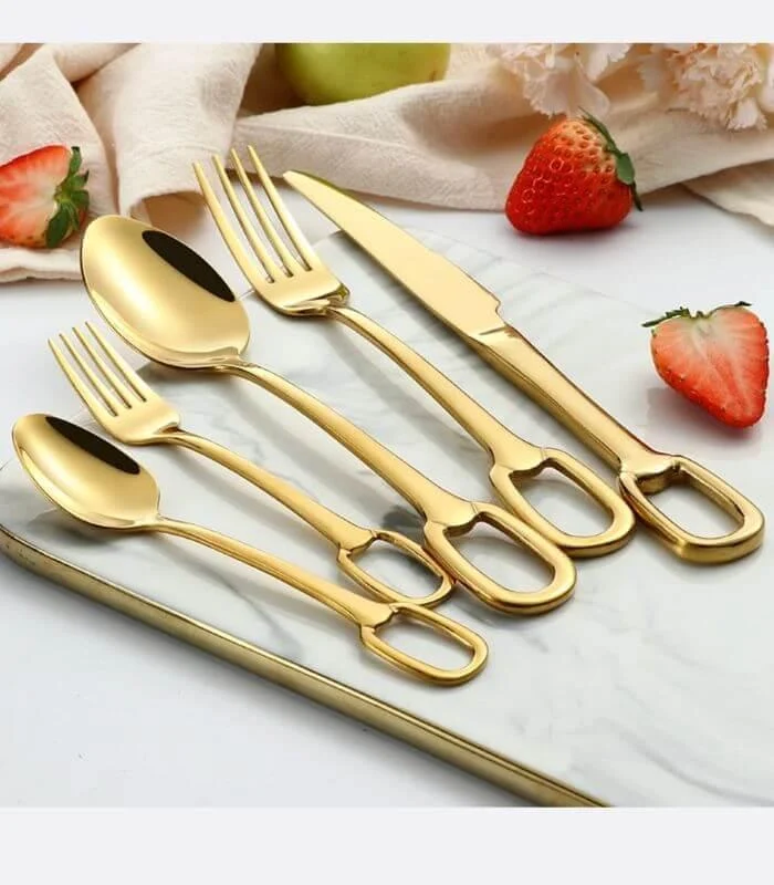 30_Pcs_Luxury_Flatware_Set_304_Stainless_Steel_Buckle_Handle_Cutlery_Set_for_6_People_-_-_tag1_-4117870 30 Pcs Luxury Flatware Set 304 Stainless Steel Buckle Handle Cutlery Set for 6 People - - #tag1#