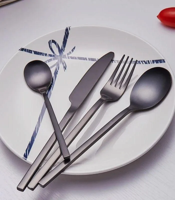 30_Pcs_Set_Cutlery_Boston_Contemporary_18-10_Matt_Stainless_Steel_Set_for_6_-_-_tag1_-4117900 30 Pcs Set Cutlery Boston Contemporary 18/10 Matt Stainless Steel Set for 6 - - #tag1#