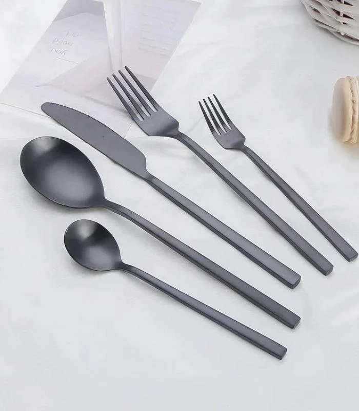 30_Pcs_Set_Cutlery_Boston_Contemporary_18-10_Matt_Stainless_Steel_Set_for_6_-_-_tag1_-4117903 30 Pcs Set Cutlery Boston Contemporary 18/10 Matt Stainless Steel Set for 6 - - #tag1#