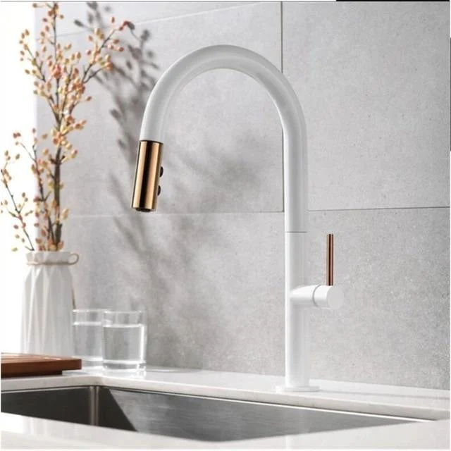 360 Degree Pull Out Luxury Kitchen Faucet - - #tag1#