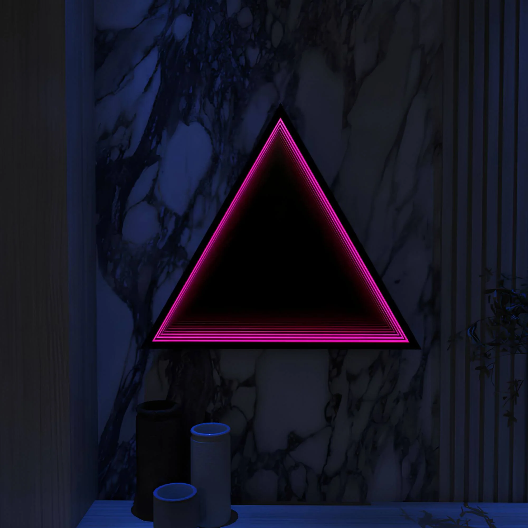 3D-Triangle-Infinity-Spiegel-Licht-Wandleuchte-LED-RGB-Musiksteuerung-xlumina15 3d Triangle Infinity Spiegel Licht Wandleuchte Led Rgb Musiksteuerung Xlumina15