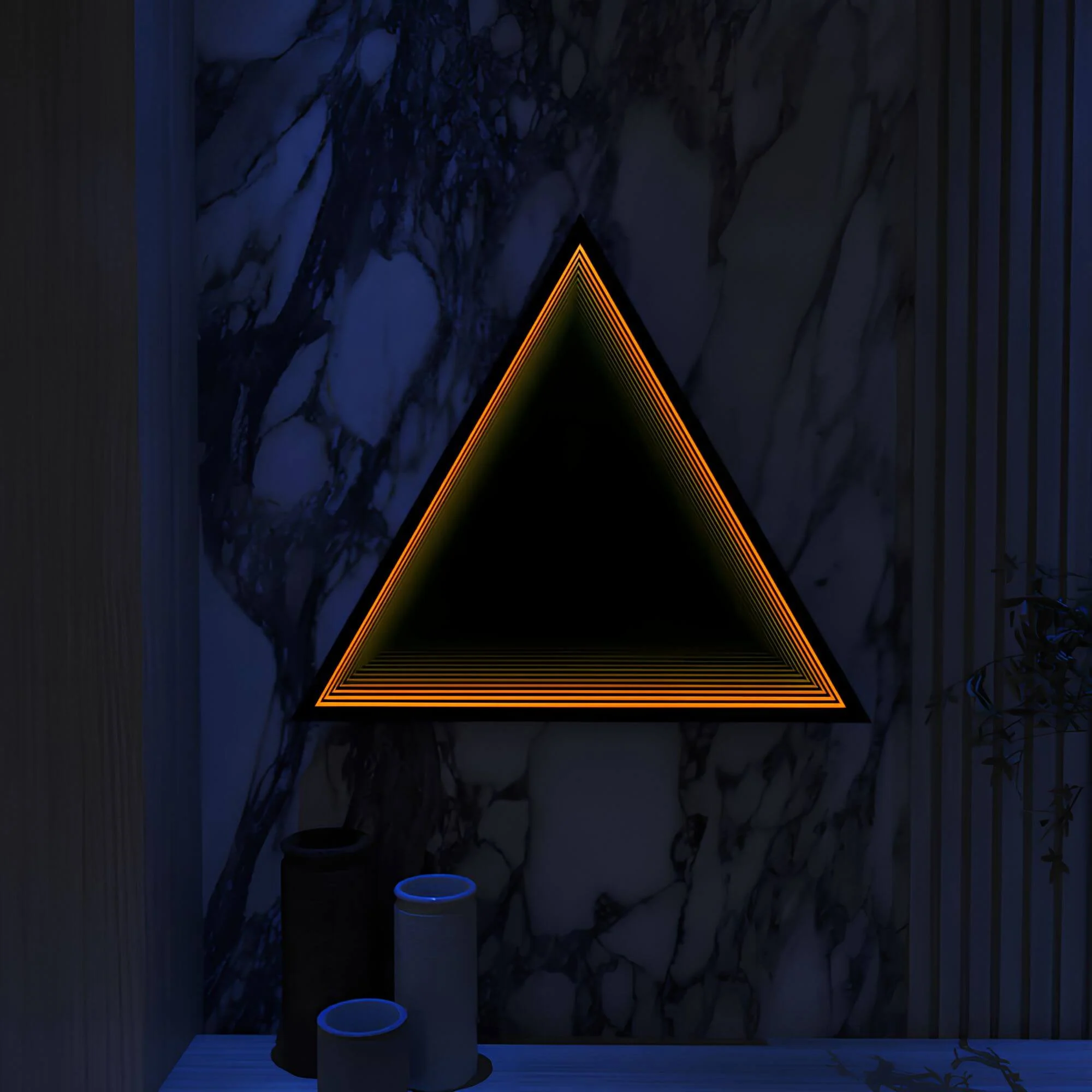3D-Triangle-Infinity-Spiegel-Licht-Wandleuchte-LED-RGB-Musiksteuerung-xlumina17 3d Triangle Infinity Spiegel Licht Wandleuchte Led Rgb Musiksteuerung Xlumina17