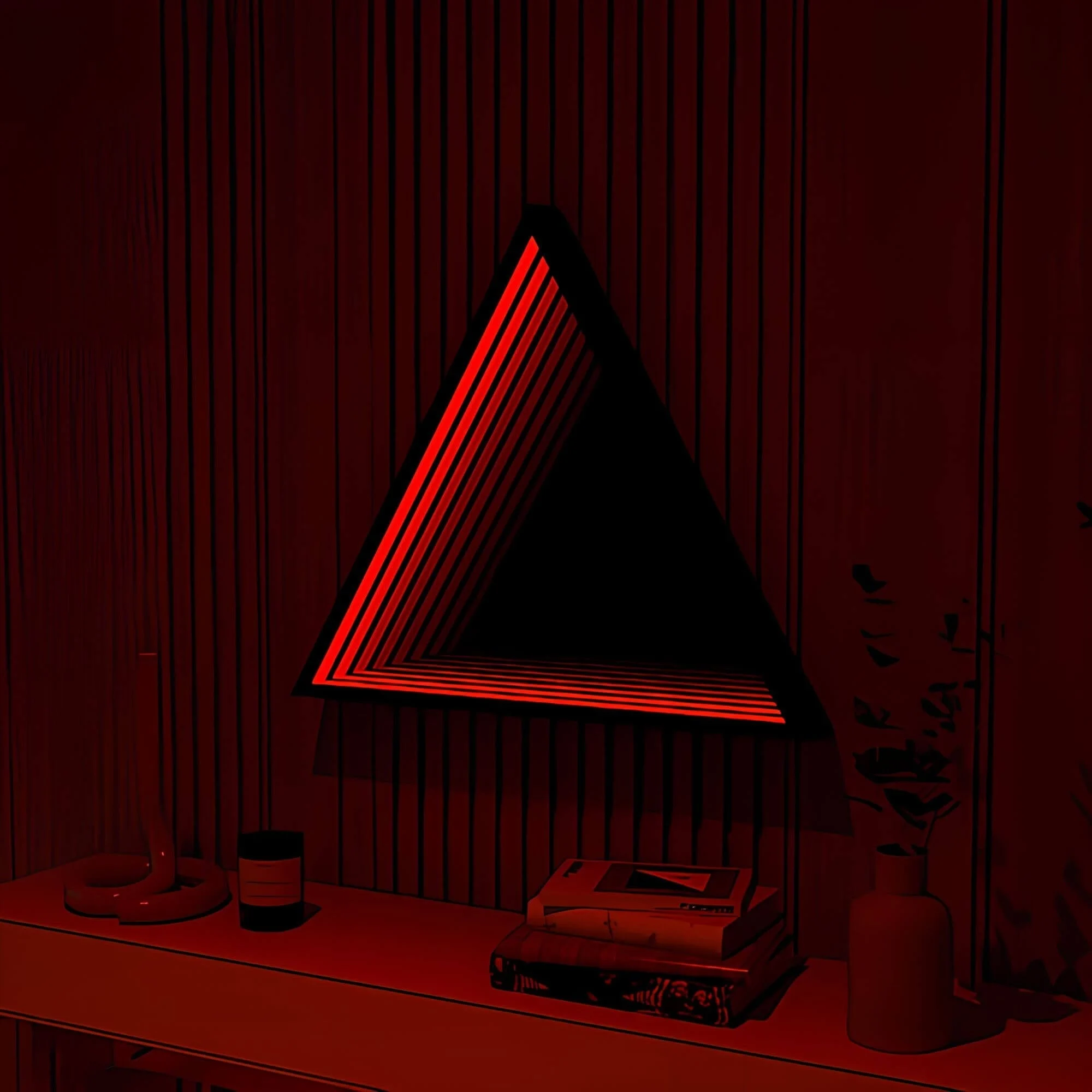 3D-Triangle-Infinity-Spiegel-Licht-Wandleuchte-LED-RGB-Musiksteuerung-xlumina4 3d Triangle Infinity Spiegel Licht Wandleuchte Led Rgb Musiksteuerung Xlumina4