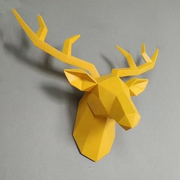 3D_Abstract_Small_Deer_Head_Sculpture_-_-4116327 3D Abstract Small Deer Head Sculpture -