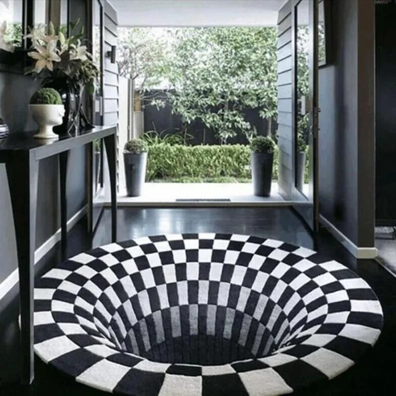 3D Carpet - Vortex - Illusion Design - Modern Rug - - #tag1#