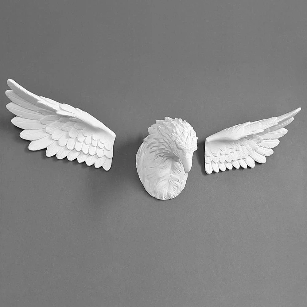 3D Eagle Head Wall Statue -