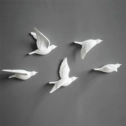 3D Flying Birds Wall Decor -