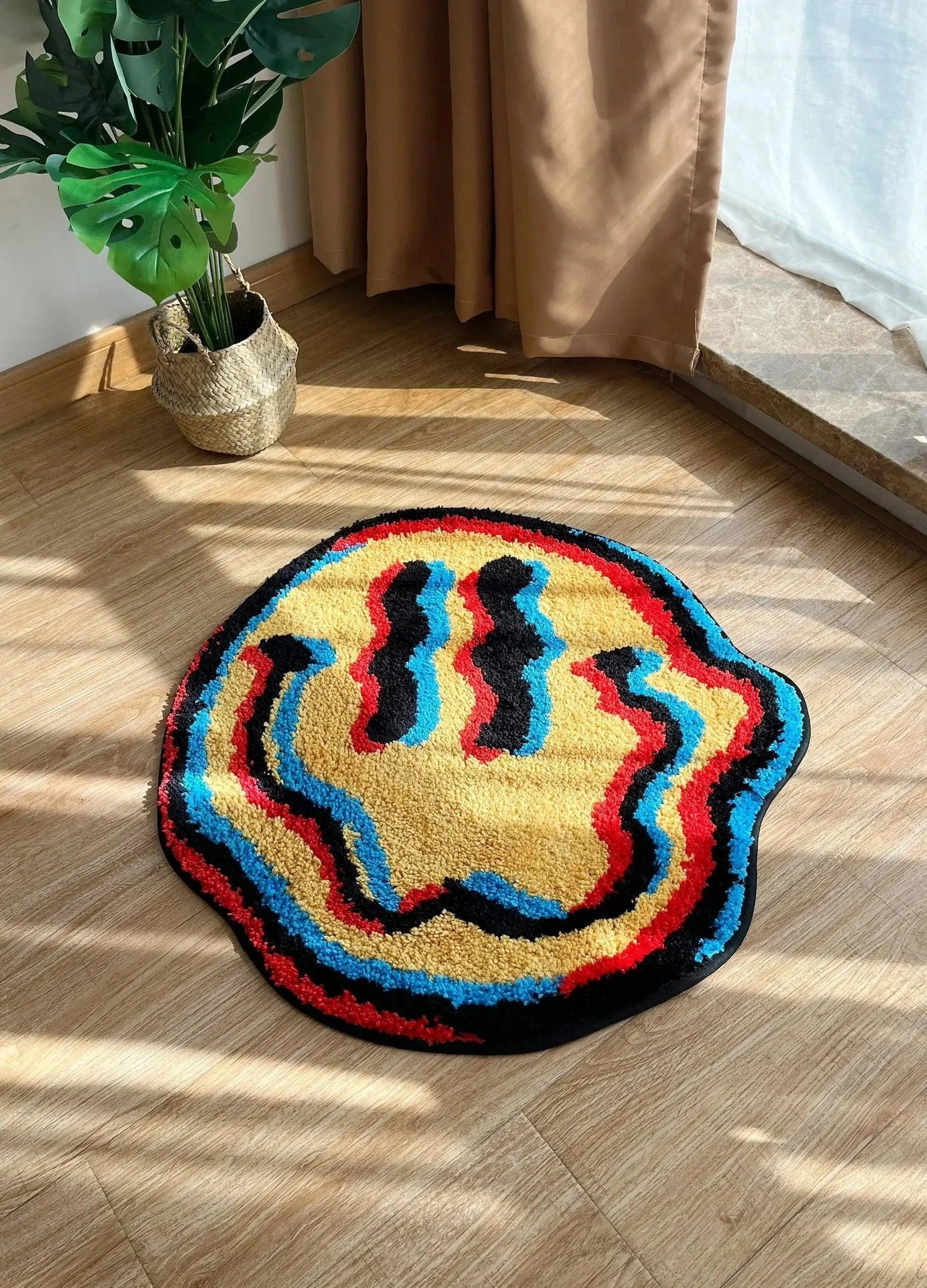 3D_Smiling_Face_Hand-Crafted_Rug_-_-4117215 3D Smiling Face Hand-Crafted Rug -