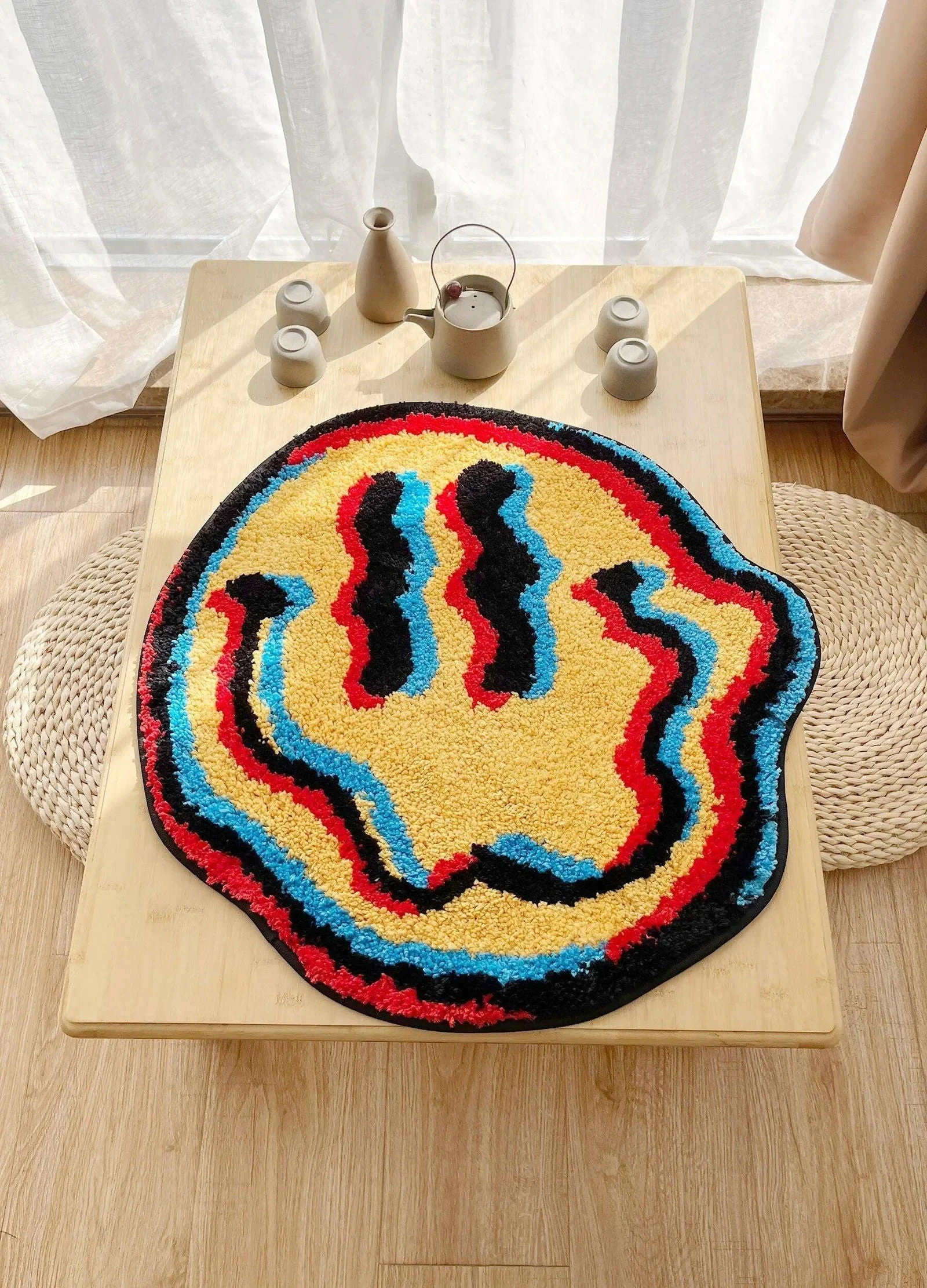 3D_Smiling_Face_Hand-Crafted_Rug_-_-4117218 3D Smiling Face Hand-Crafted Rug -