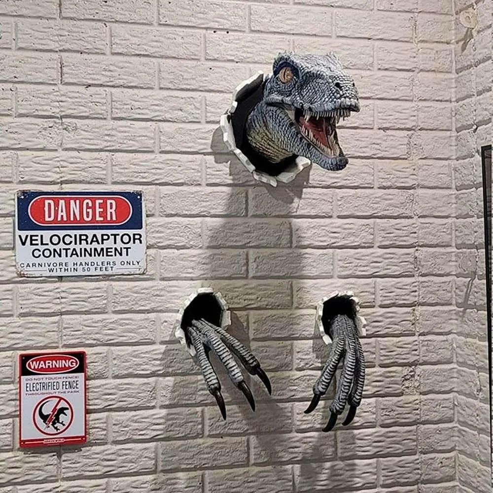 3D_Wall_Mount_Dinosaur_Bust_Sculpture_-_-4117312 3D Wall Mount Dinosaur Bust Sculpture -