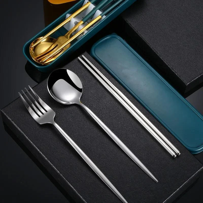 3PCS_Cutlery_Set_with_Box_Stainless_Steel_Spoon_Fork_Chopsticks_-_-4117409 3PCS Cutlery Set with Box: Stainless Steel Spoon, Fork, Chopsticks -