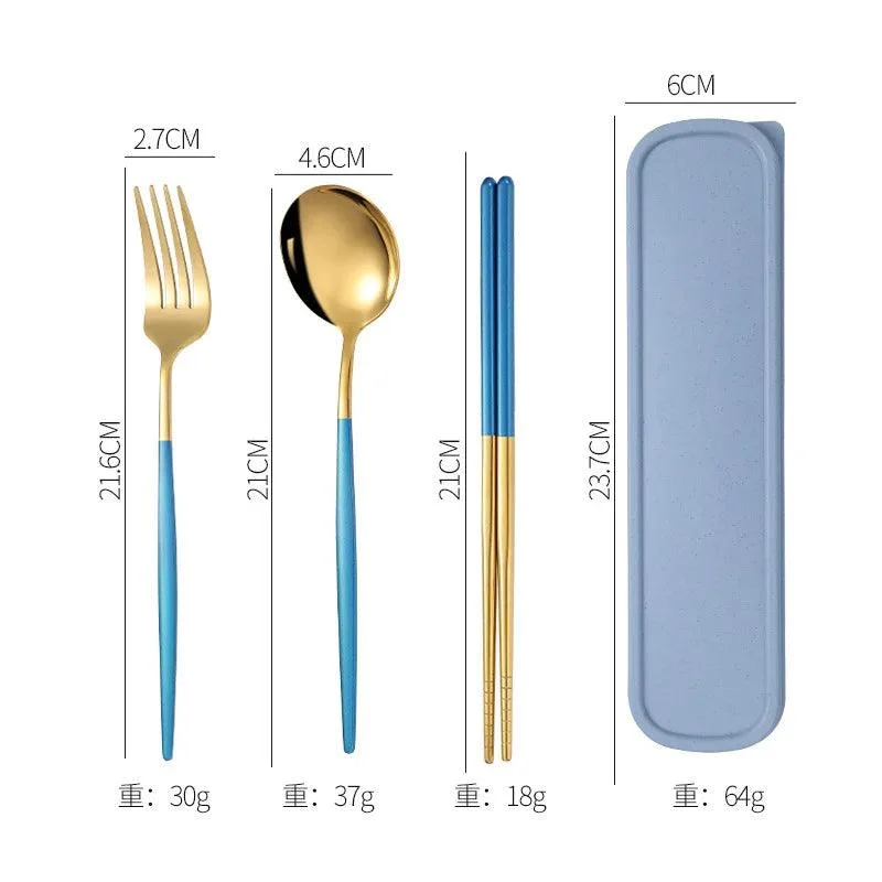 3PCS_Cutlery_Set_with_Box_Stainless_Steel_Spoon_Fork_Chopsticks_-_-4117433 3PCS Cutlery Set with Box: Stainless Steel Spoon, Fork, Chopsticks -