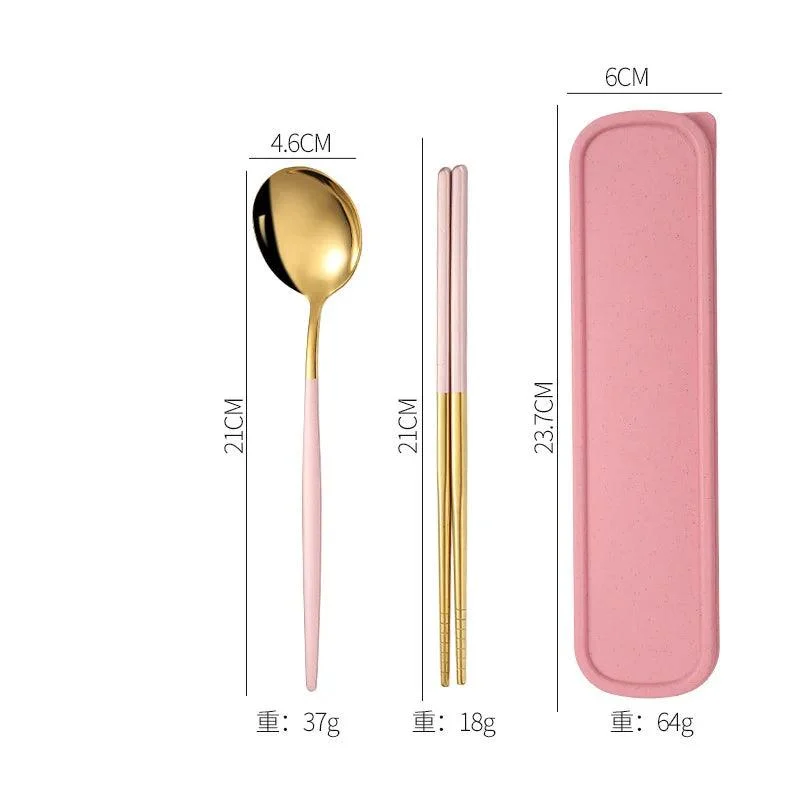 3PCS_Cutlery_Set_with_Box_Stainless_Steel_Spoon_Fork_Chopsticks_-_-4117436 3PCS Cutlery Set with Box: Stainless Steel Spoon, Fork, Chopsticks -