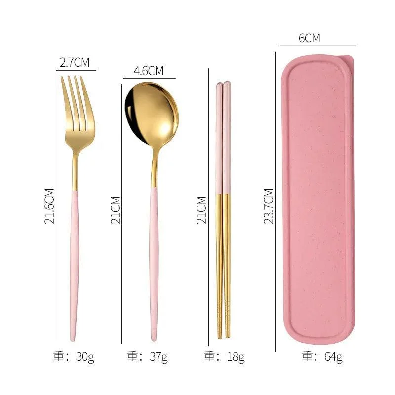 3PCS_Cutlery_Set_with_Box_Stainless_Steel_Spoon_Fork_Chopsticks_-_-4117439 3PCS Cutlery Set with Box: Stainless Steel Spoon, Fork, Chopsticks -