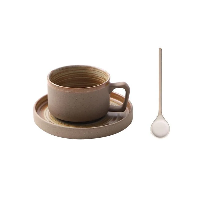 3 Piece Set Ceramic Coffee Mug Tea Cup - - #tag1#