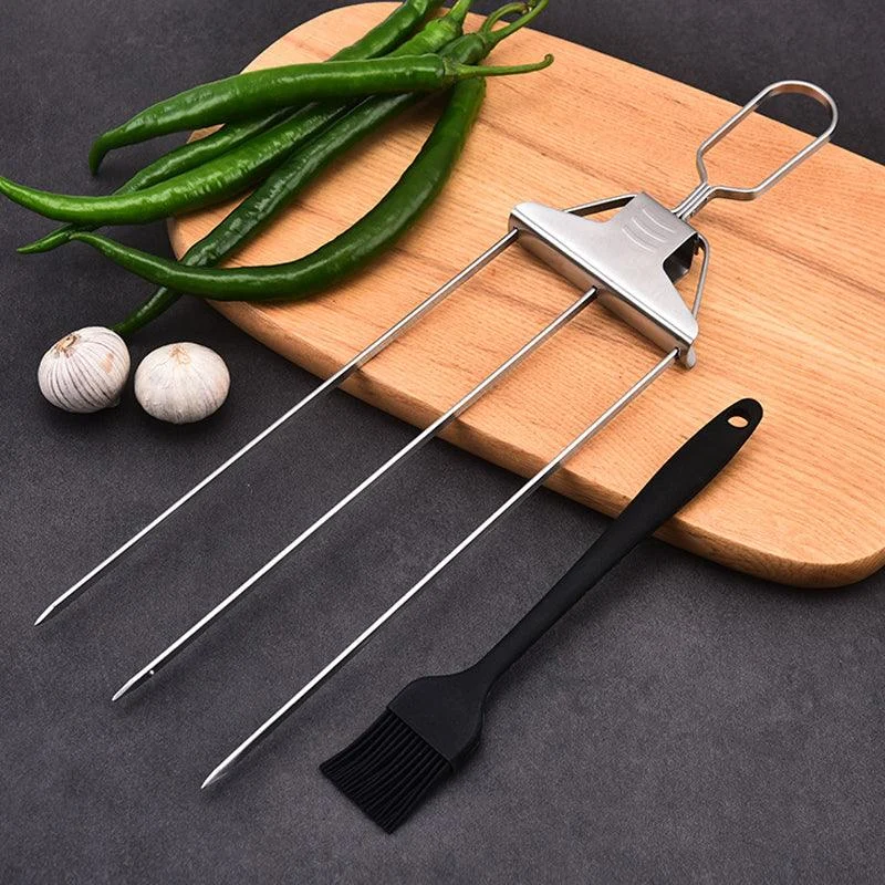 3_Way_Grilling_Skewers_Stainless_Steel_Skewers_for_BBQ_-_-_tag1_-4119921 3 Way Grilling Skewers, Stainless Steel Skewers for BBQ - - #tag1#