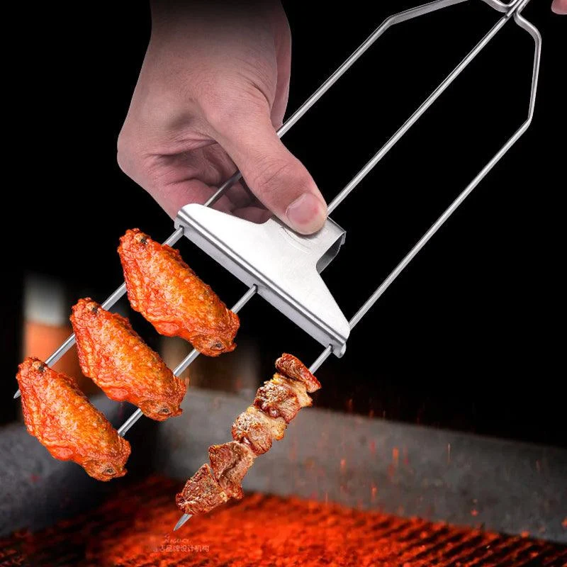 3_Way_Grilling_Skewers_Stainless_Steel_Skewers_for_BBQ_-_-_tag1_-4119928 3 Way Grilling Skewers, Stainless Steel Skewers for BBQ - - #tag1#