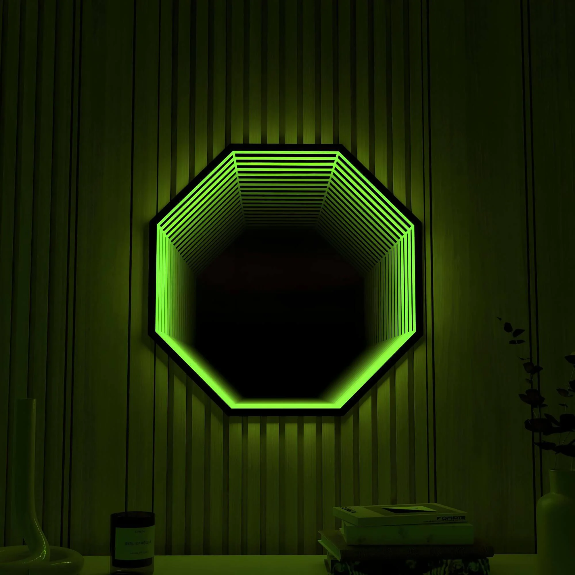 3d-infinity-mirror-light-wandleuchte-led-spiegel-xlumina15 3d Infinity Mirror Light Wandleuchte Led Spiegel Xlumina15