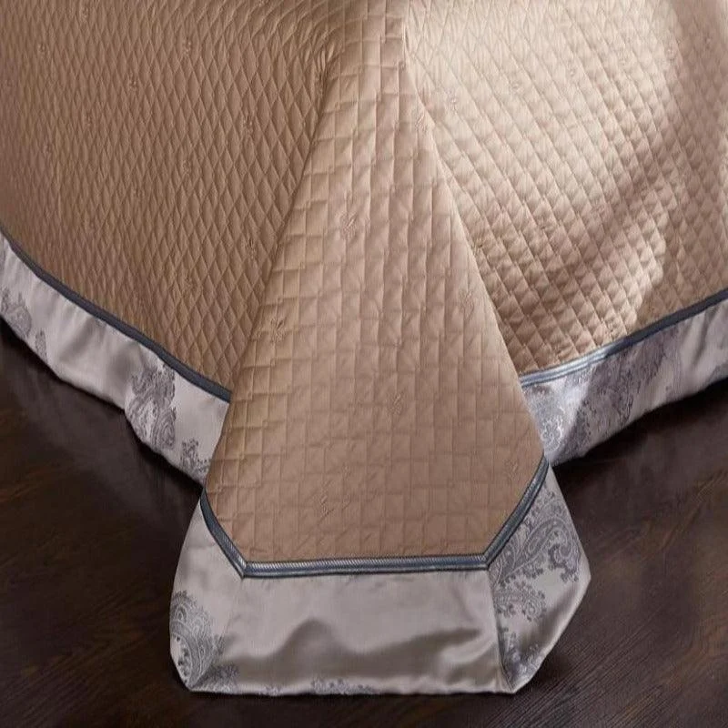 4 6 10pcs Silk Cotton Jacquard Bedding Set Us Queen King Size Duvet Cover Bedsheet Thick 73e6671a 2815 460b B04a 141b51240f0f