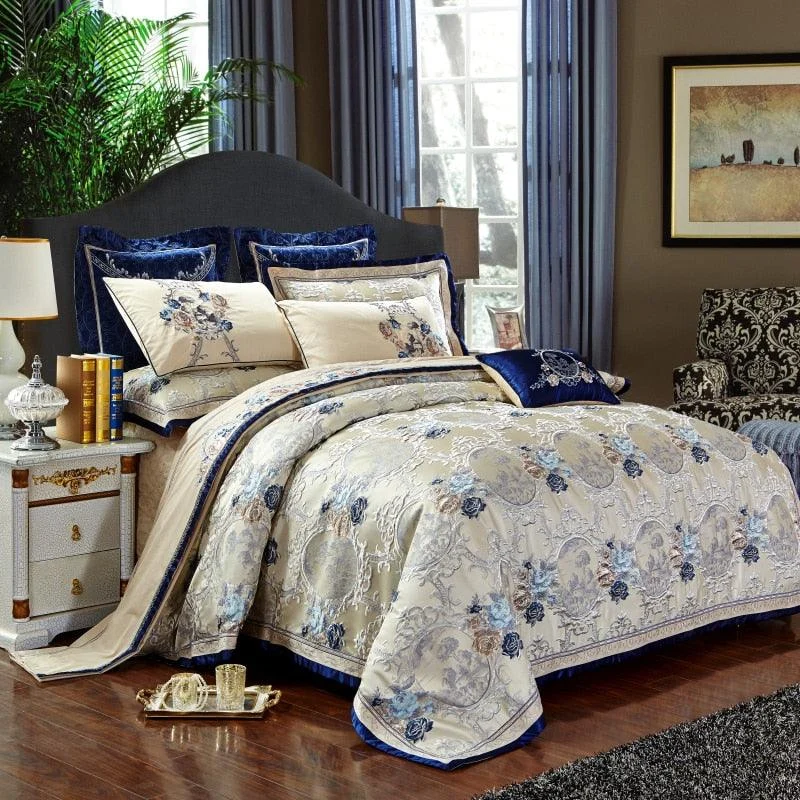 4-6-10Pcs-Blue-Jacquard-Luxury-Bedding-Set-King-Queen-Size-US-king-104X90in-Cotton-Flat_eb26d8c4-c44c-44f4-bbca-a6e3a1e6a2f3 4 6 10pcs Blue Jacquard Luxury Bedding Set King Queen Size Us King 104x90in Cotton Flat Eb26d8c4 C44c 44f4 Bbca A6e3a1e6a2f3