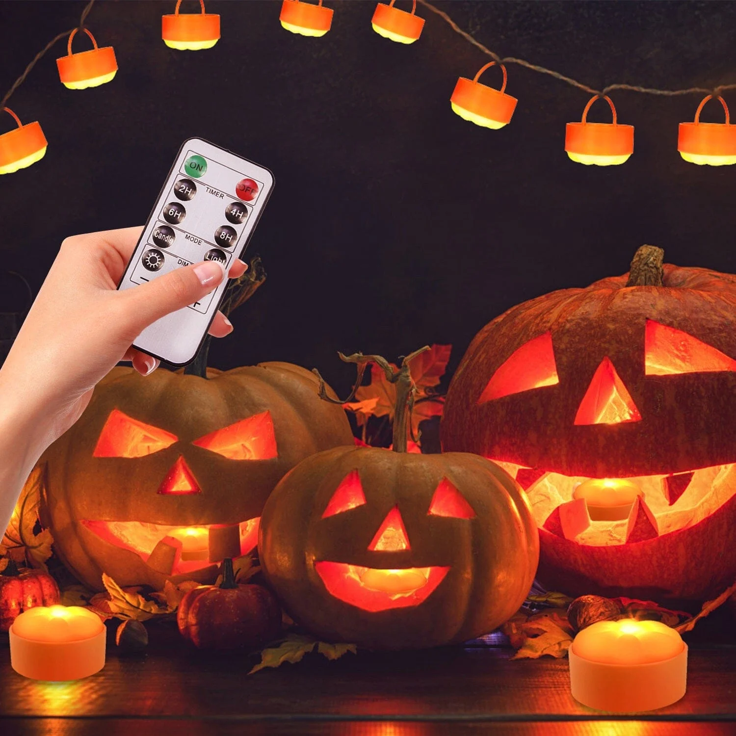 4-Pack_Halloween_LED_Pumpkin_Lights_Battery_Operated_with_2_Light_Modes_4_Timer_Setting_-_-_tag1_-4123320 4-Pack: Halloween LED Pumpkin Lights Battery Operated with 2 Light Modes 4 Timer Setting - - #tag1#