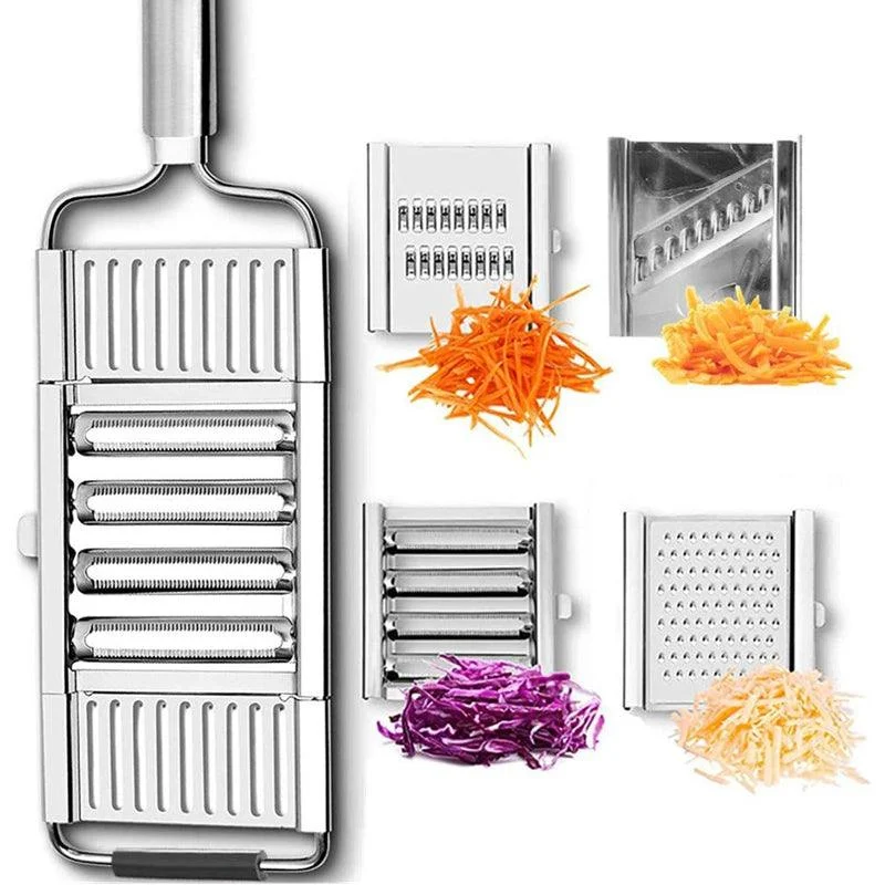 4-in-1 Multi-Purpose Vegetable Slicer Cutter Set - - #tag1#