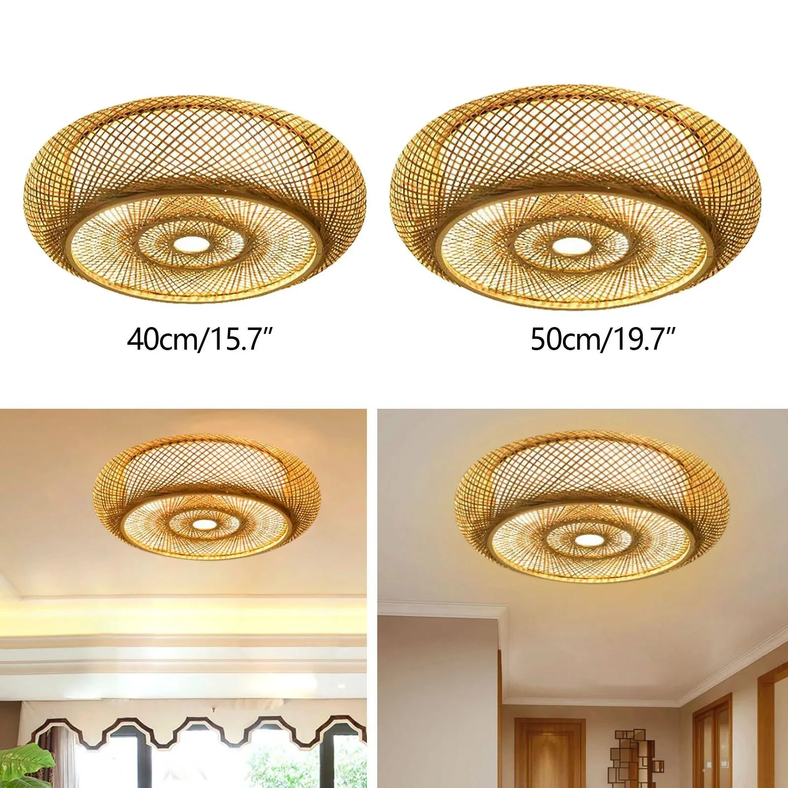 40 50cm Vintage Retro Plafondlamp Bamboe Lamp Rotan Ball Cafe Woonkamer Kroonluchter Plafondlamp 0d6ec764 75cd 4b59 93f4 Def37811ddd8