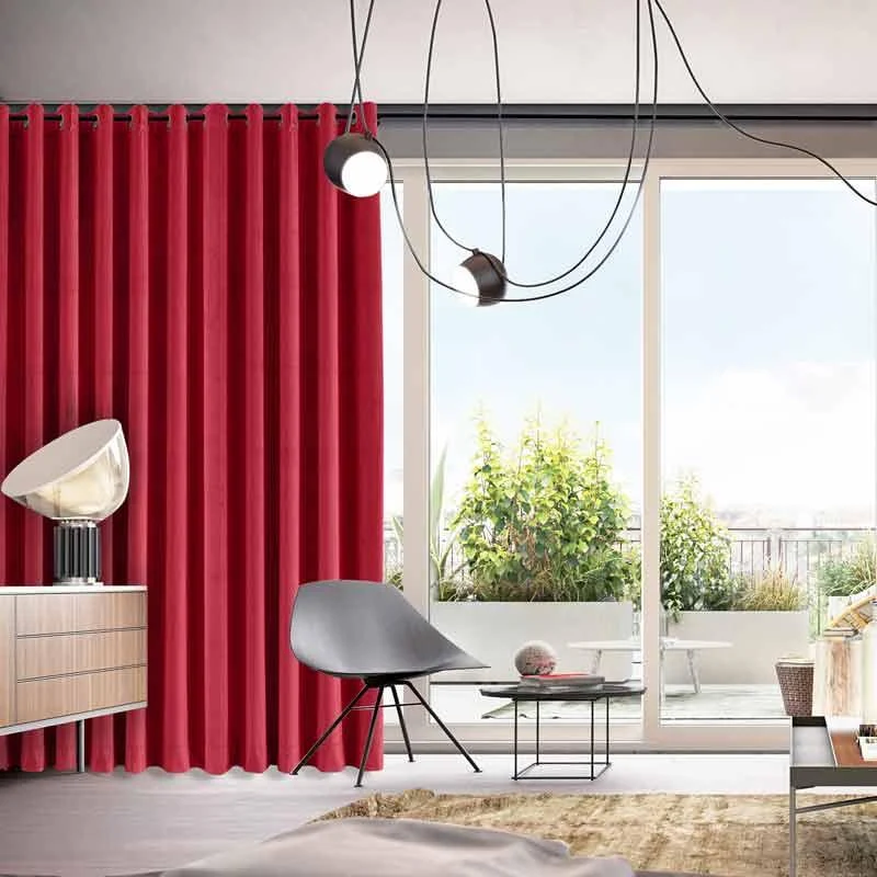 43RaspberryRedgrommetdrape 43raspberryredgrommetdrape