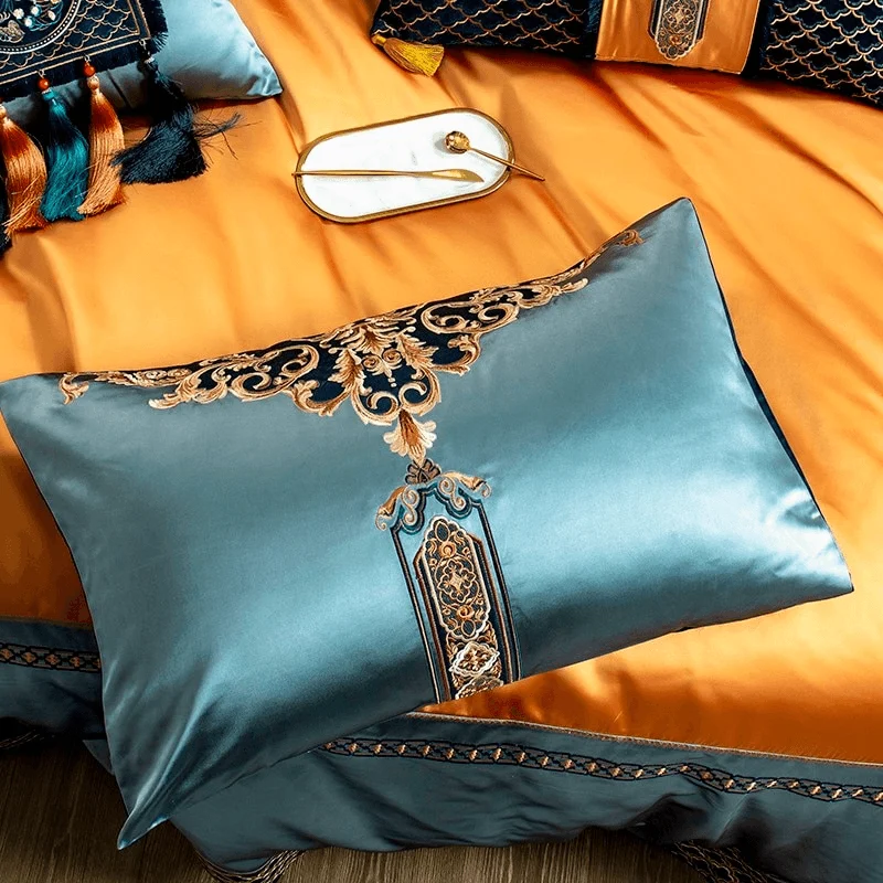 47-descript-chic-home-4610pcs-place-faux-silk-luxury-large-jacquard-with-embroidery-golden-bedding-set-duvet-cover-bedspread-bed-sheet-set 47 Descript Chic Home 4610pcs Place Faux Silk Luxury Large Jacquard With Embroidery Golden Bedding Set Duvet Cover Bedspread Bed Sheet Set