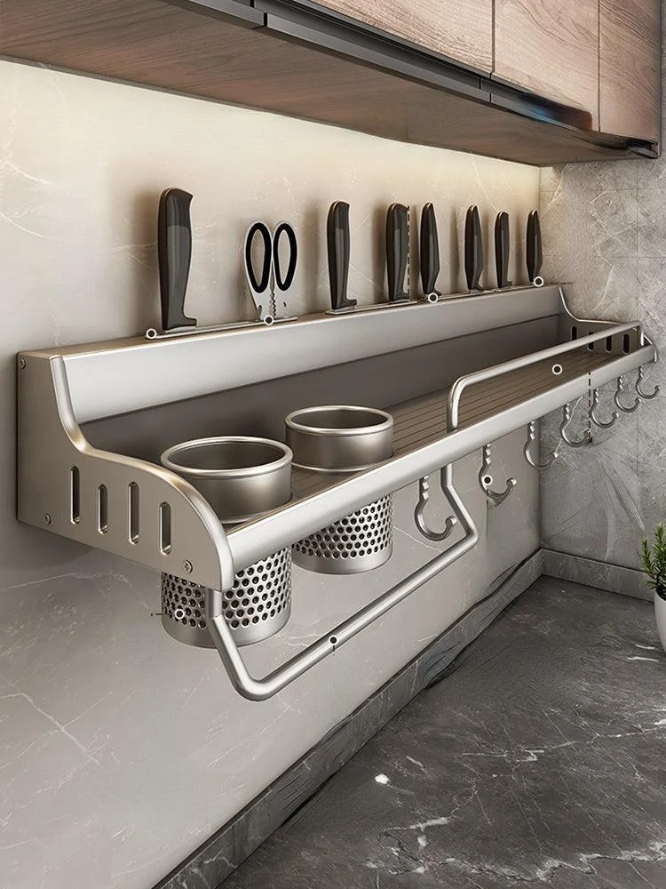 4LuePerforation-free-Kitchen-Storage-Rack-Wall-mounted-Multifunctional-Chopsticks-Knife-Holder-Home-Seasoning-Supplies-Storage-Rack 4lueperforation Free Kitchen Storage Rack Wall Mounted Multifunctional Chopsticks Knife Holder Home Seasoning Supplies Storage Rack