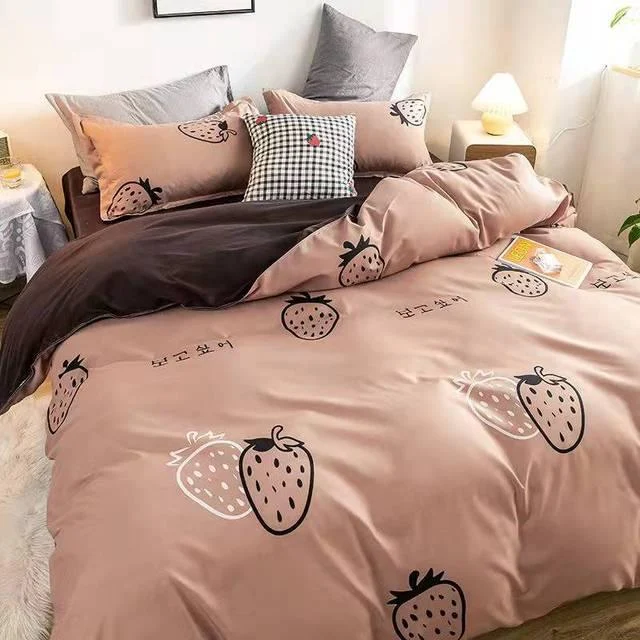 4PCS_Duvet_Cover_1_Duvet_Cover_1_Bedsheet_2_Pillowcase_-_-_tag1_-4118634 4PCS Duvet Cover ( 1 Duvet Cover + 1 Bedsheet + 2 Pillowcase) - - #tag1#