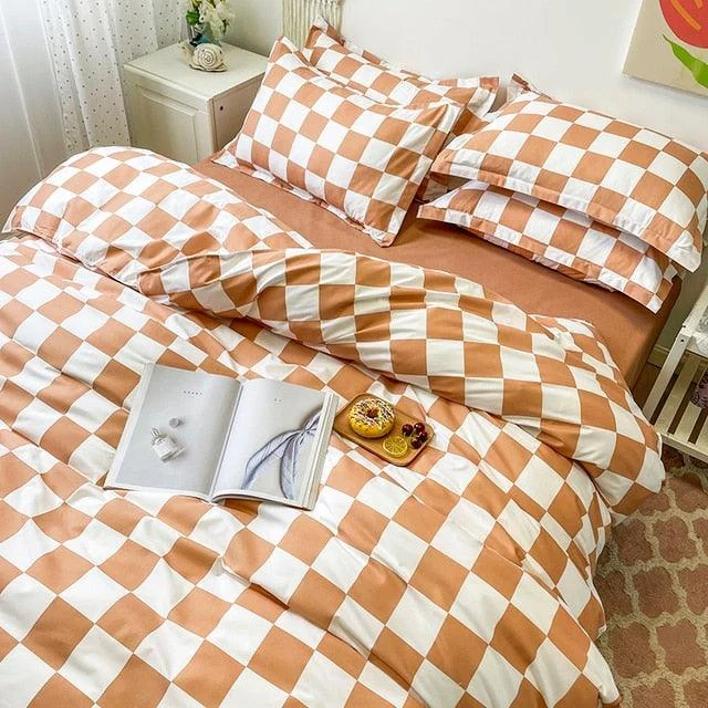 4PCS_Duvet_Cover_1_Duvet_Cover_1_Bedsheet_2_Pillowcase_-_-_tag1_-4118637 4PCS Duvet Cover ( 1 Duvet Cover + 1 Bedsheet + 2 Pillowcase) - - #tag1#