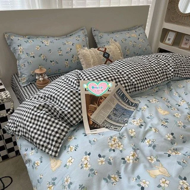 4PCS_Duvet_Cover_1_Duvet_Cover_1_Bedsheet_2_Pillowcase_-_-_tag1_-4118640 4PCS Duvet Cover ( 1 Duvet Cover + 1 Bedsheet + 2 Pillowcase) - - #tag1#