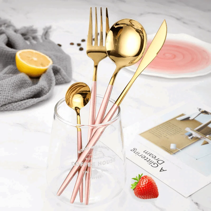 4Pcs_Two-Tone_Cutlery_Set_-_-4117533 4Pcs Two-Tone Cutlery Set -