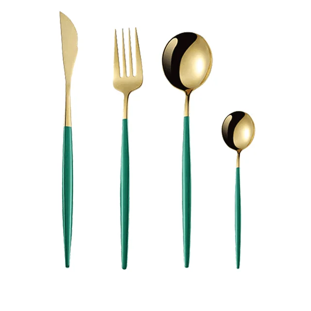 4Pcs_Two-Tone_Cutlery_Set_-_-4117547 4Pcs Two-Tone Cutlery Set -