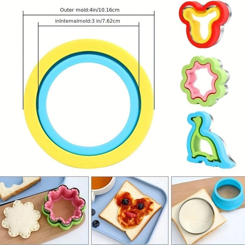 4pcs_DIY_Sandwich_Cutter_And_Sealer_Set_-_-_tag1_-4123542 4pcs, DIY Sandwich Cutter And Sealer Set - - #tag1#