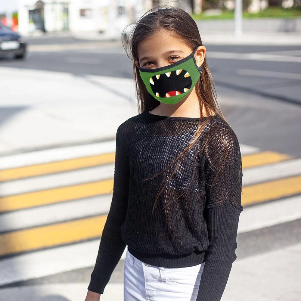 6-Pack_Two-Layer_Reusable_Halloween_Kids_Face_Mask_With_Adjustable_Earloop_-_-_tag1_-4124548 6-Pack: Two-Layer Reusable Halloween Kids Face Mask With Adjustable Earloop - - #tag1#