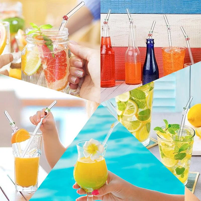 6_PCS_Reusable_Stained_Glass_Straws_with_Cleaning_Brush_-_-_tag1_-4124366 6 PCS Reusable Stained Glass Straws with Cleaning Brush - - #tag1#