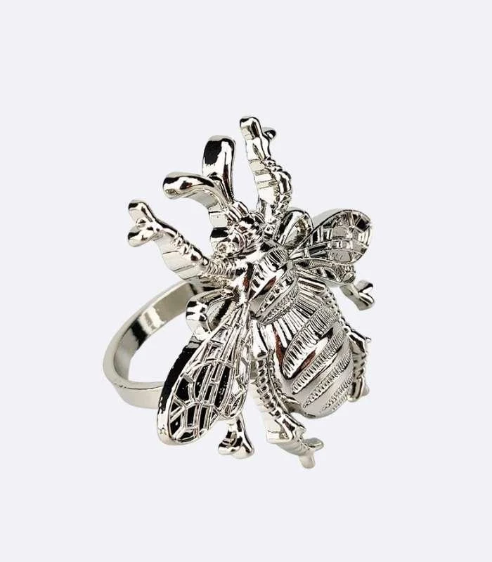 6 Pcs Set Bumble Bee Napkin Rings 5.7cm -  - #tag1#