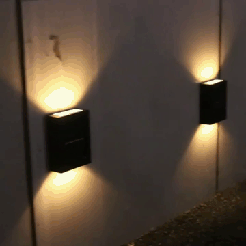 Solar Powered Outdoor Patio Wall Light – Solar Light Depot | Hanging solar lights, Solar wall lights, Lamp decor