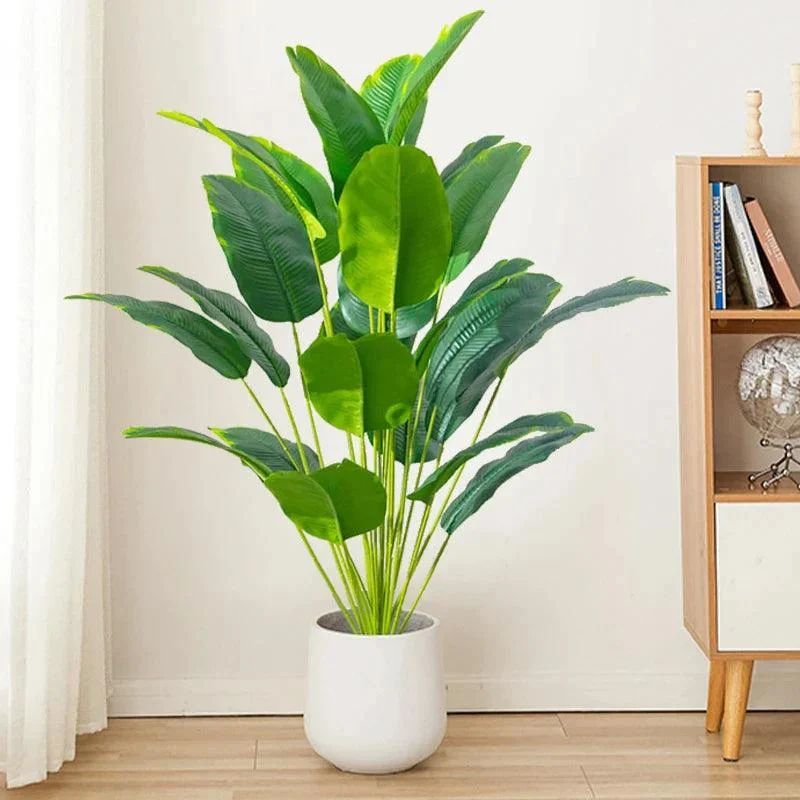 88cm-24Leaves-Large-Tropical-Palm-Tree-Fake-Banana-Plants-Leaves-Real-Touch-Strelizia-Plastic-Monstera-Plant_40095971-3dcb-40ee-9d64-9c9033f0e1bb TropicEase - Tropical palm tree made of plastic - ISTANBULLU LTD