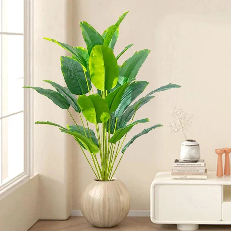 88cm-24Leaves-Large-Tropical-Palm-Tree-Fake-Banana-Plants-Leaves-Real-Touch-Strelizia-Plastic-Monstera-Plant_dd40a479-5cca-4108-b0b0-4a54486079c0 TropicEase - Tropical palm tree made of plastic - ISTANBULLU LTD