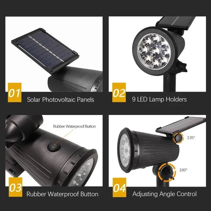 9 Led Zonne Spots Outdoor Ip65 Waterdichte Helderheid Verstelbare Spot Licht Tuin Achtertuin Oprit Patio Decor.jpg A98fe1ae 96e6 4cbd Be5f Ff9fbde8ef1b