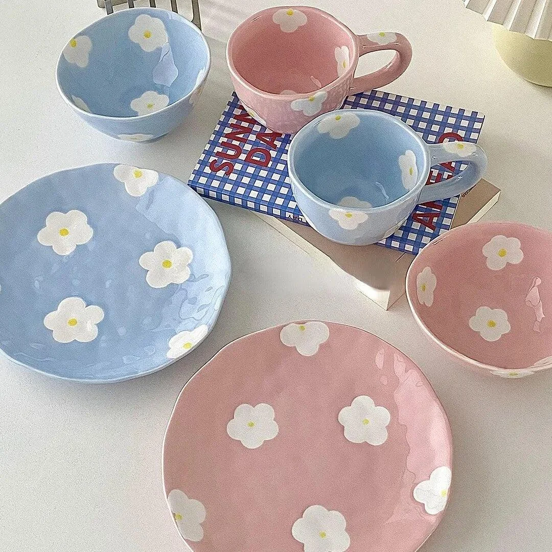 90_s_Set_Daisy_Teacup_Set_-_-4117672 90's Set Daisy Teacup Set -